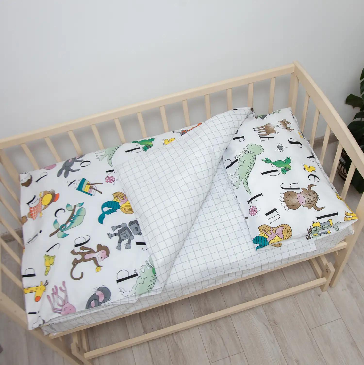 Постільна білизна "ТЕПІК" 1-3 роки Алфавіт, дитяча - Фото 2