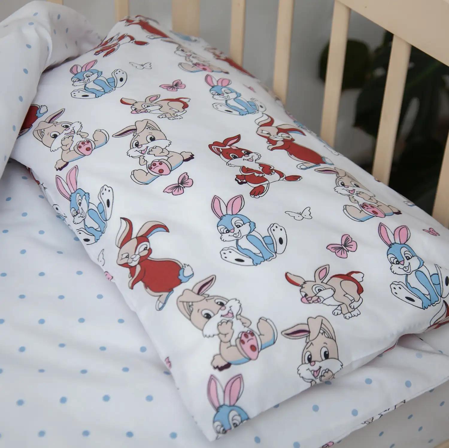 Постільна білизна "ТЕПІК" 1-3 роки Милі зайченятка, дитяча - Фото 6