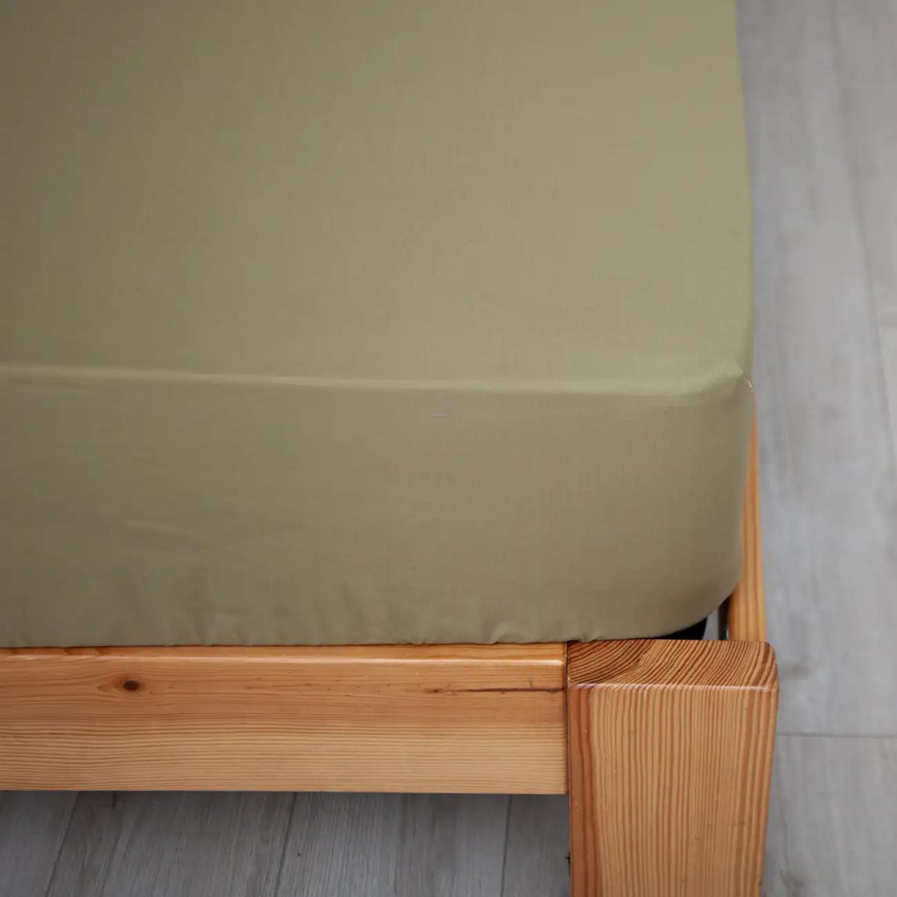 Простирадло "НАТХНЕННЯ" з резинкою Олива, 90x200 - Фото 3