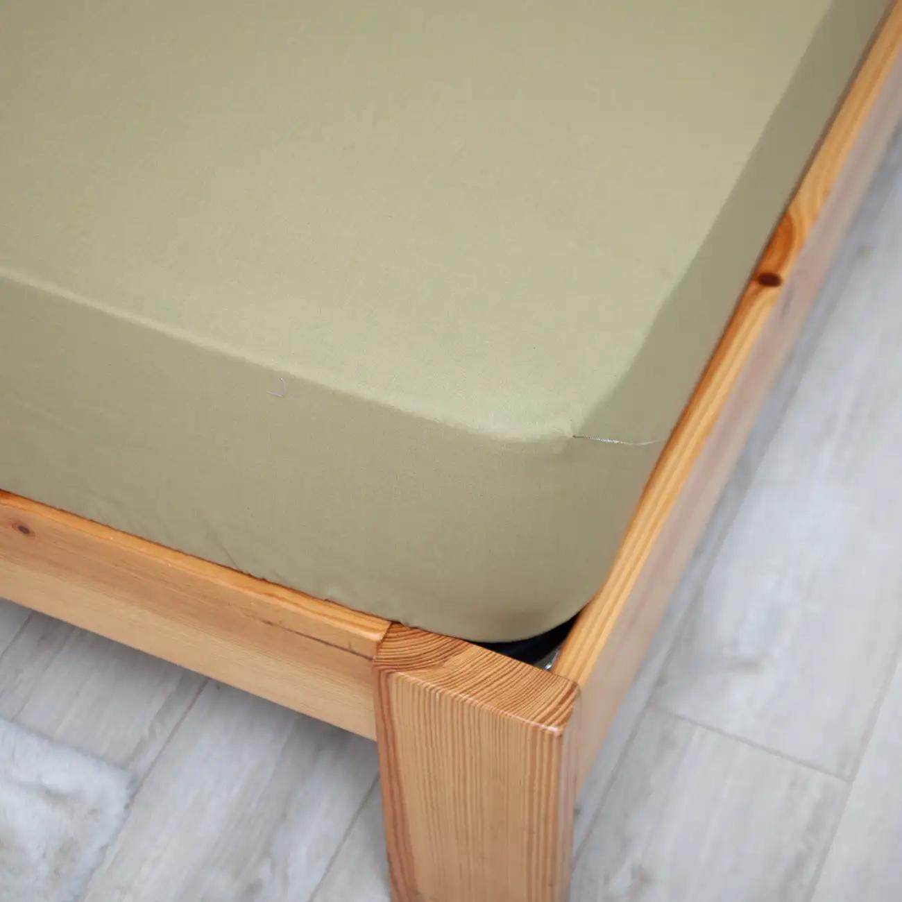 Простирадло "НАТХНЕННЯ" з резинкою Олива, 90x200 - Фото 4