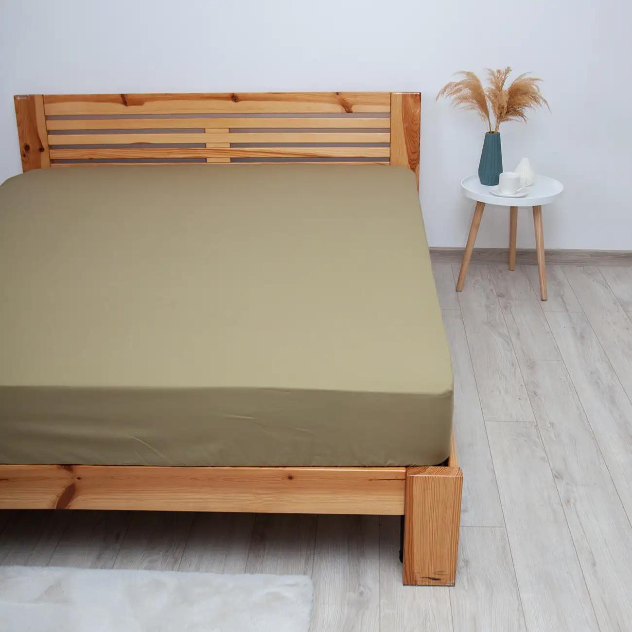 Простирадло "НАТХНЕННЯ" з резинкою Олива, 90x200 - Фото 5