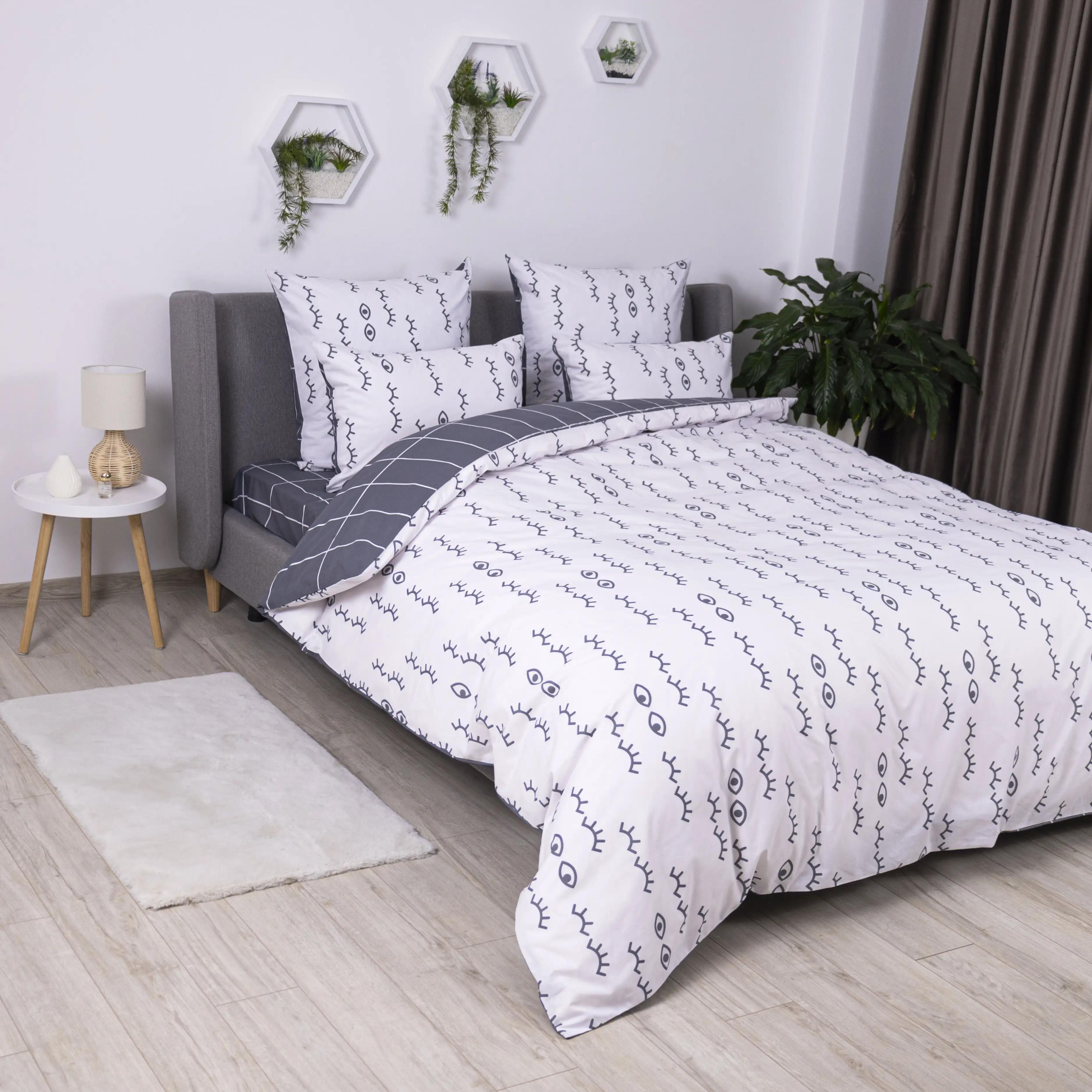 Bedding Set TEP "Soft dreams" White Look, 70x70, euro - Photo 3