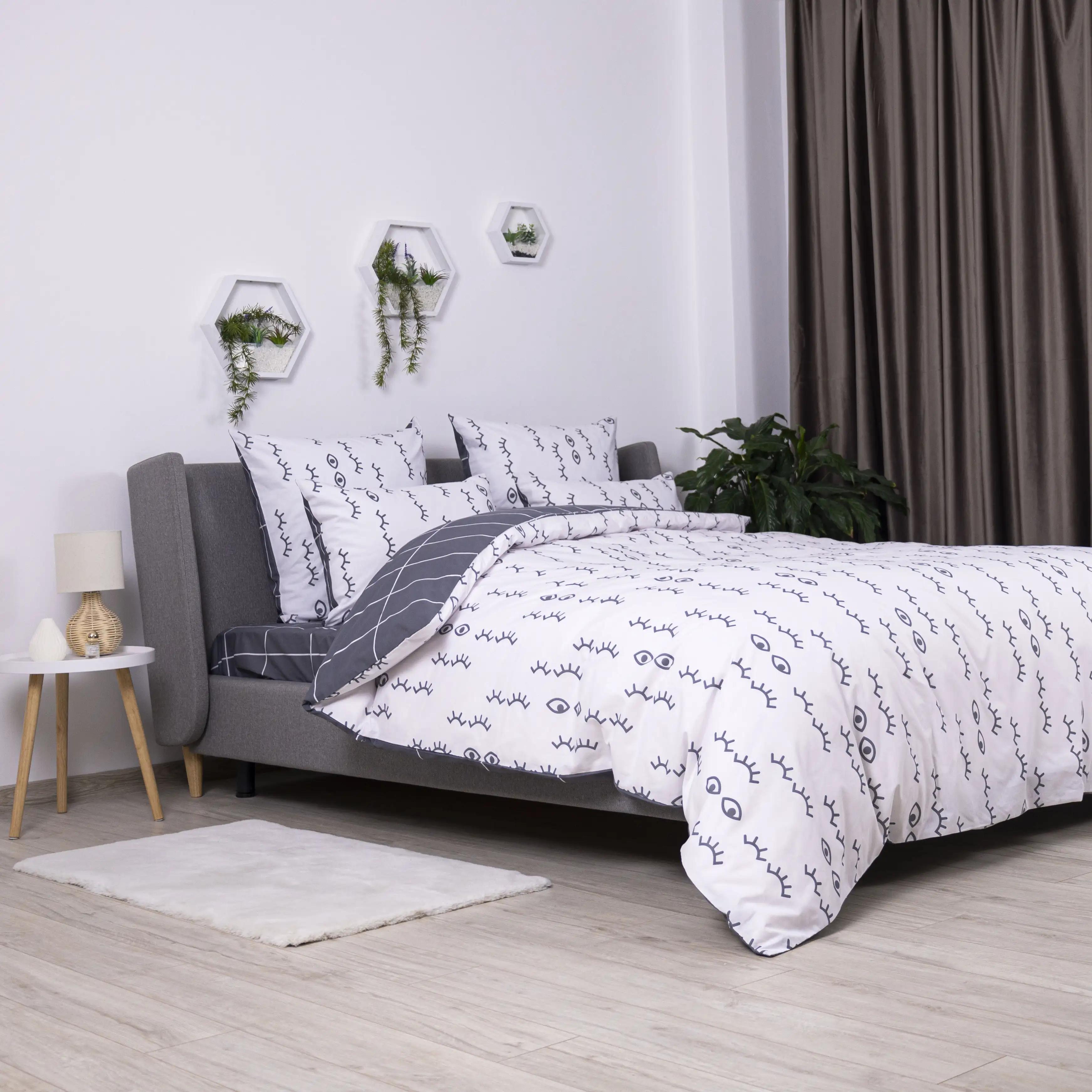 Bedding Set TEP "Soft dreams" White Look, 70x70, euro - Photo 4