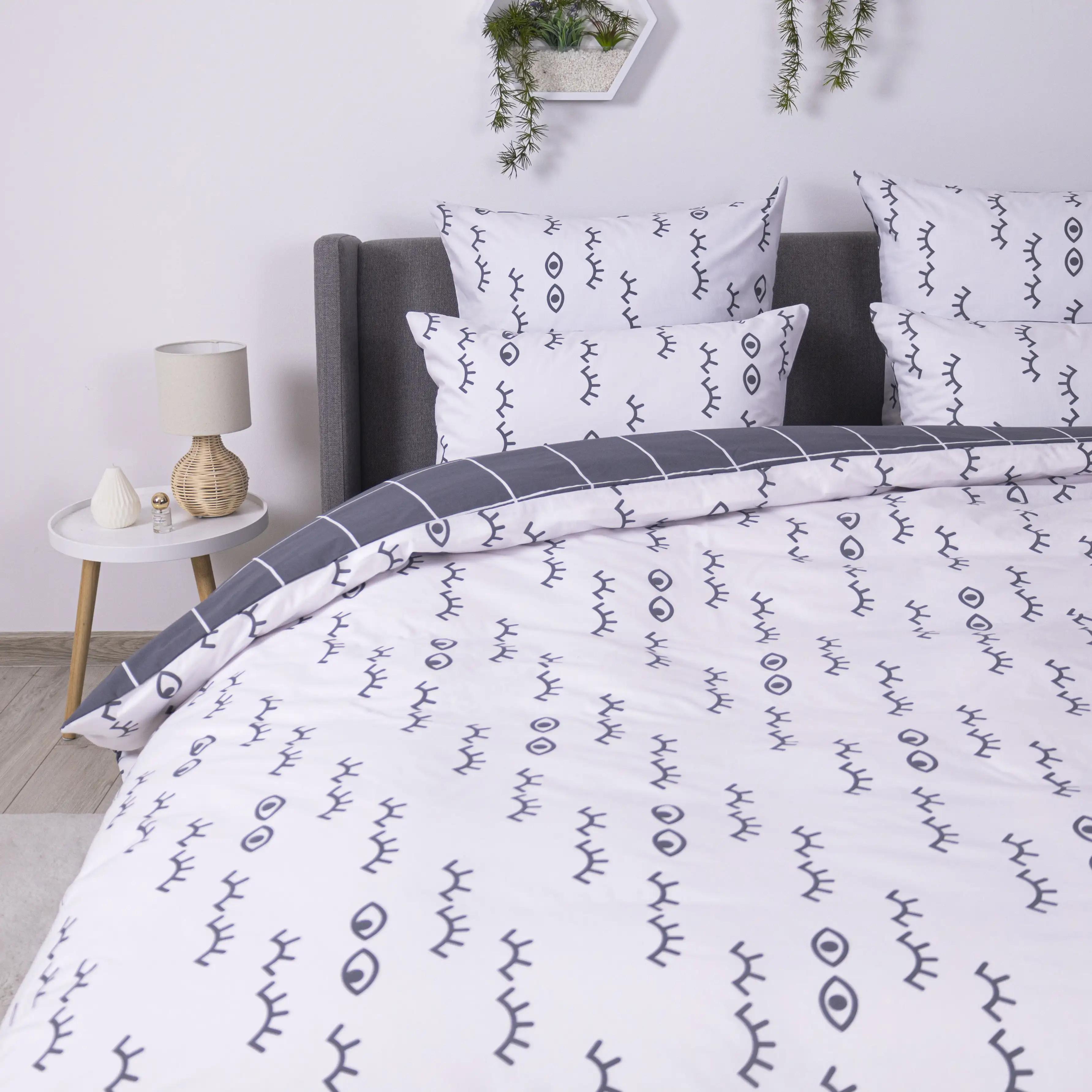 Bedding Set TEP "Soft dreams" White Look, 70x70, euro - Photo 6