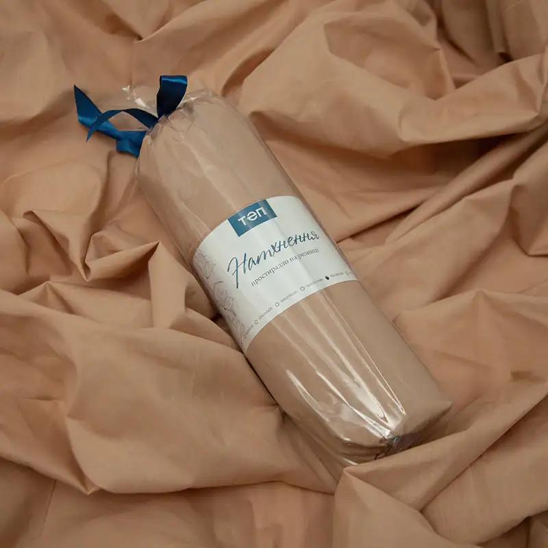 Простирадло "НАТХНЕННЯ" з резинкою Кавове