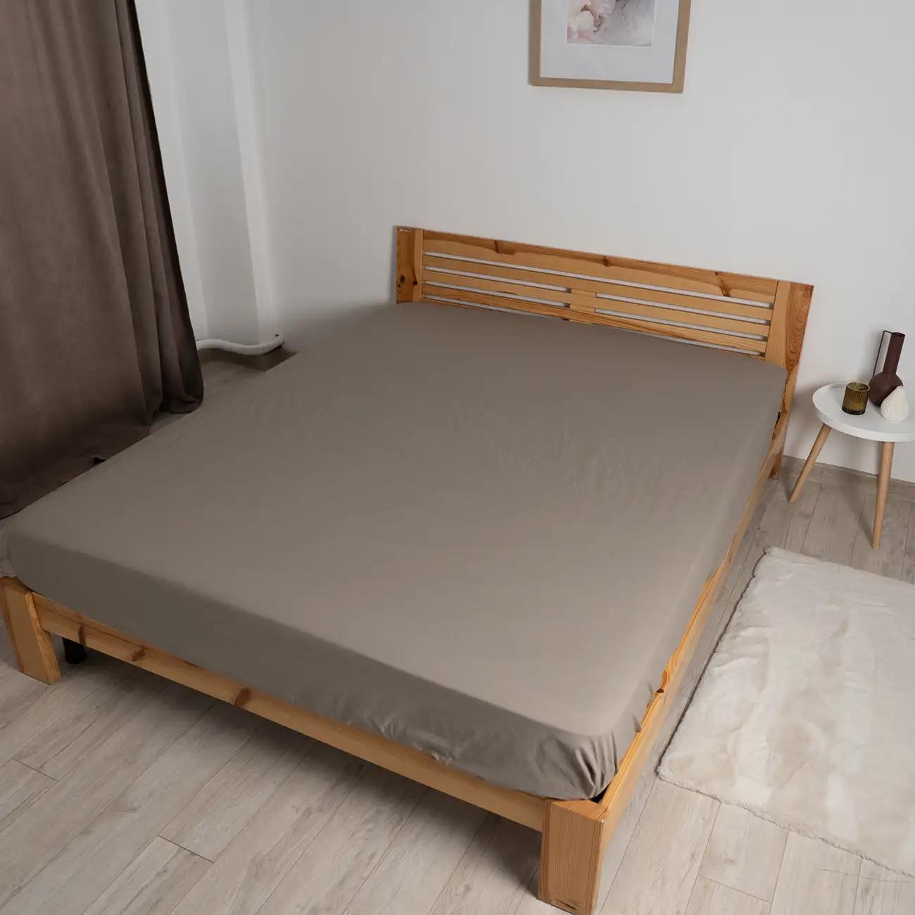 Sheet "NATHNENNYA" Khaki , 215x240 - Photo 2