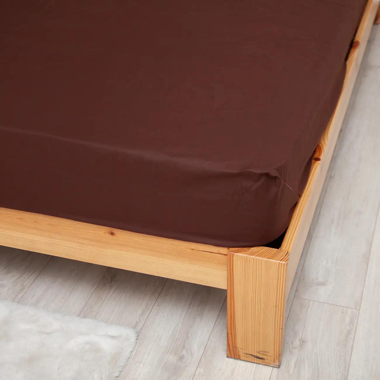 Простирадло "НАТХНЕННЯ" з резинкою Шоколад, 90x200 - Фото 5