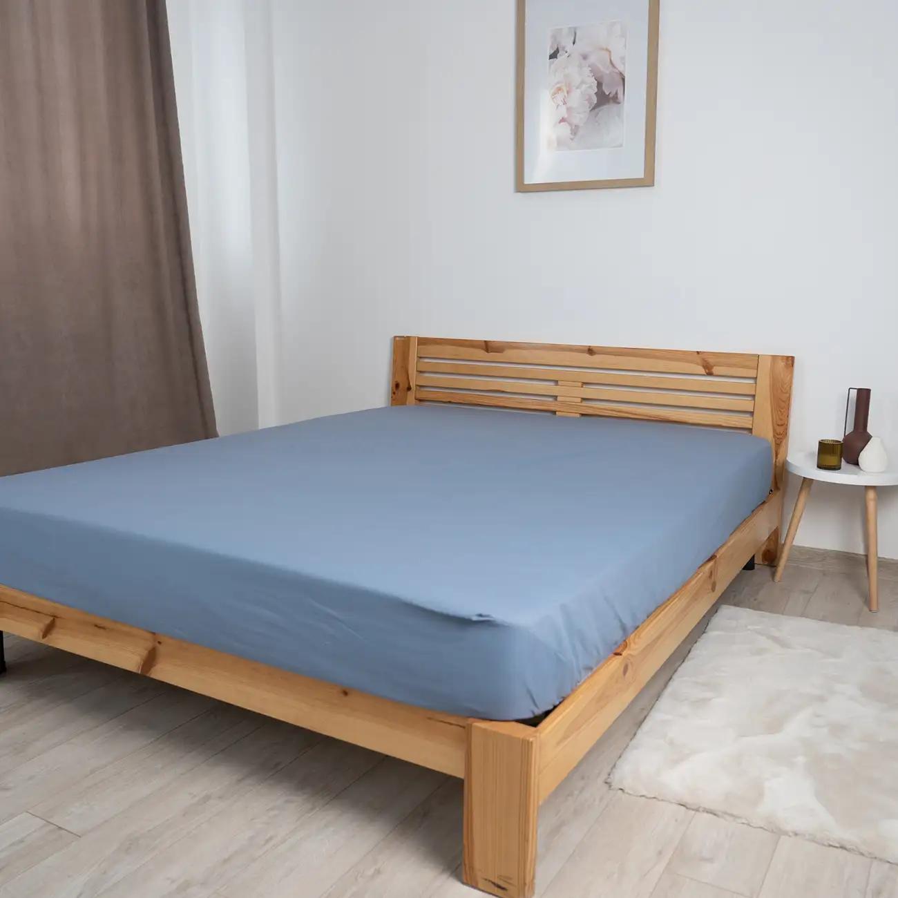 Простынь "НАТХНЕННЯ" Голубая, 215x240 - Фото 2