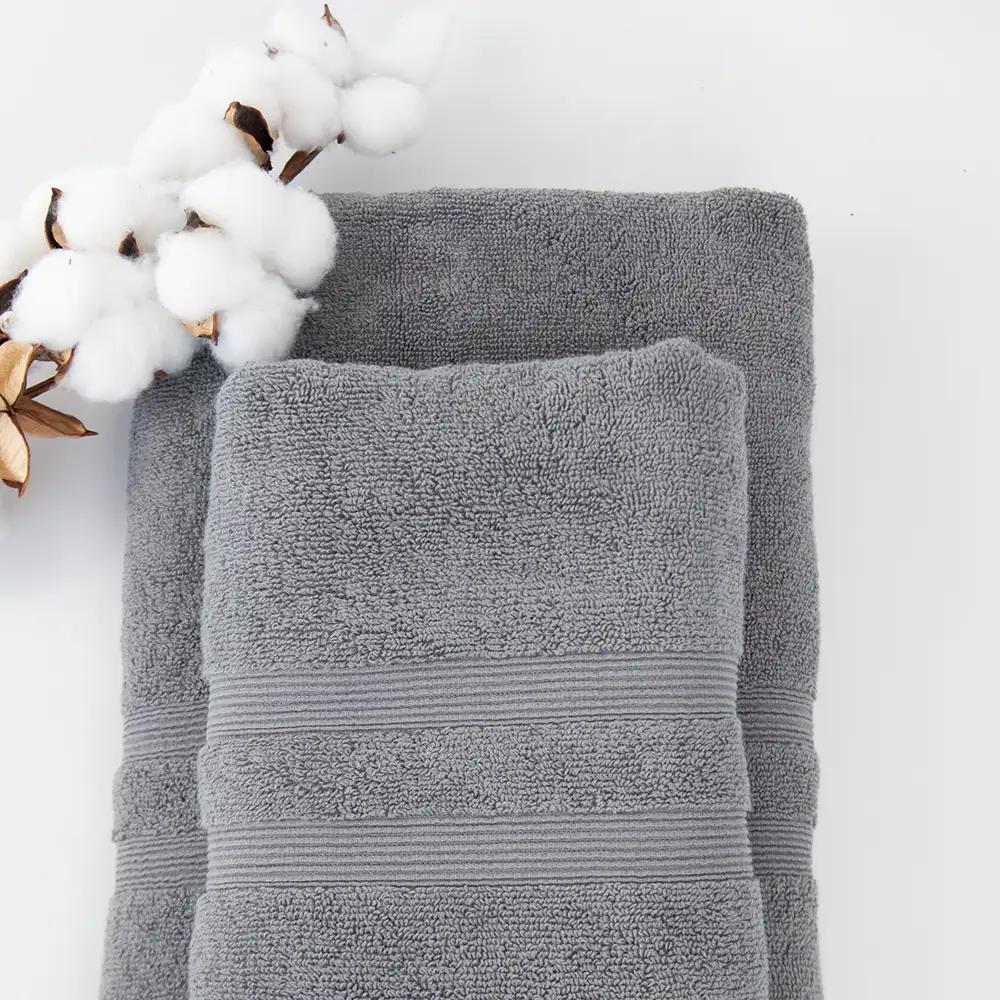 Towel "Tender Touch" Stone Gray, 70x140 - Photo 4
