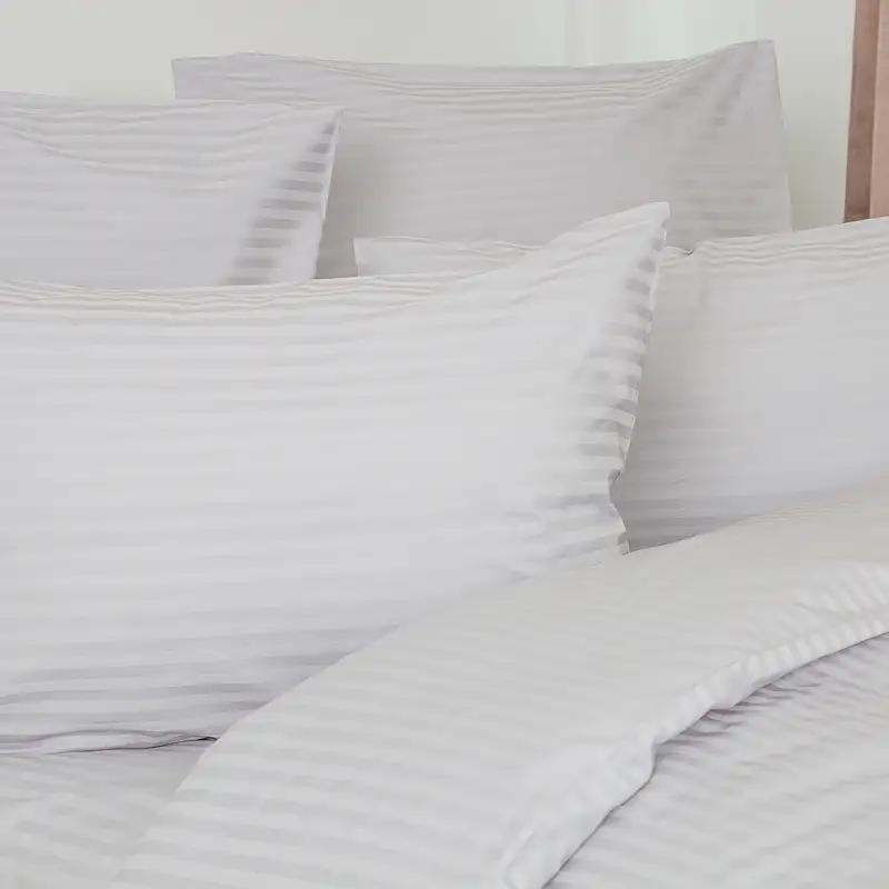 Постельное белье ТЕП "СТРАЙП САТИН" Lunar, евро - Фото 4