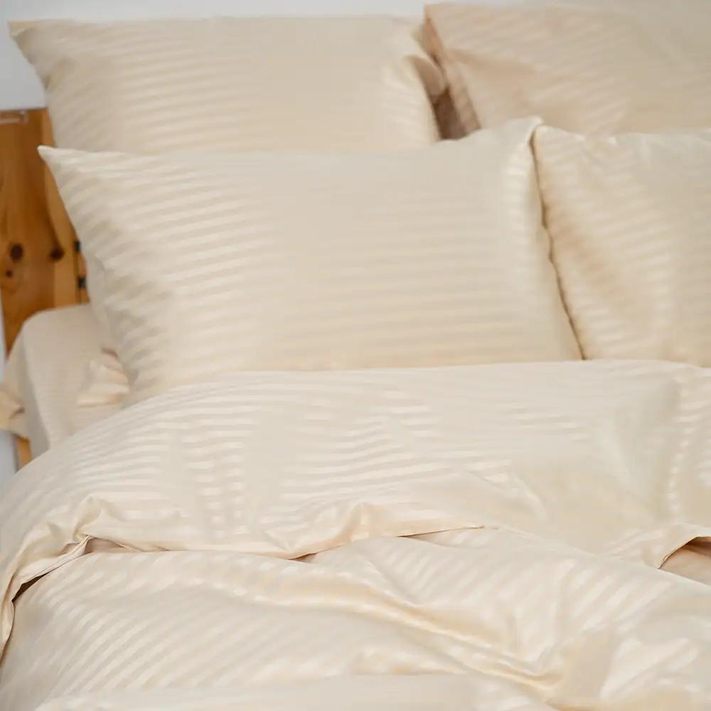 Постельное белье ТЕП "СТРАЙП САТИН" Champagne, евро - Фото 6