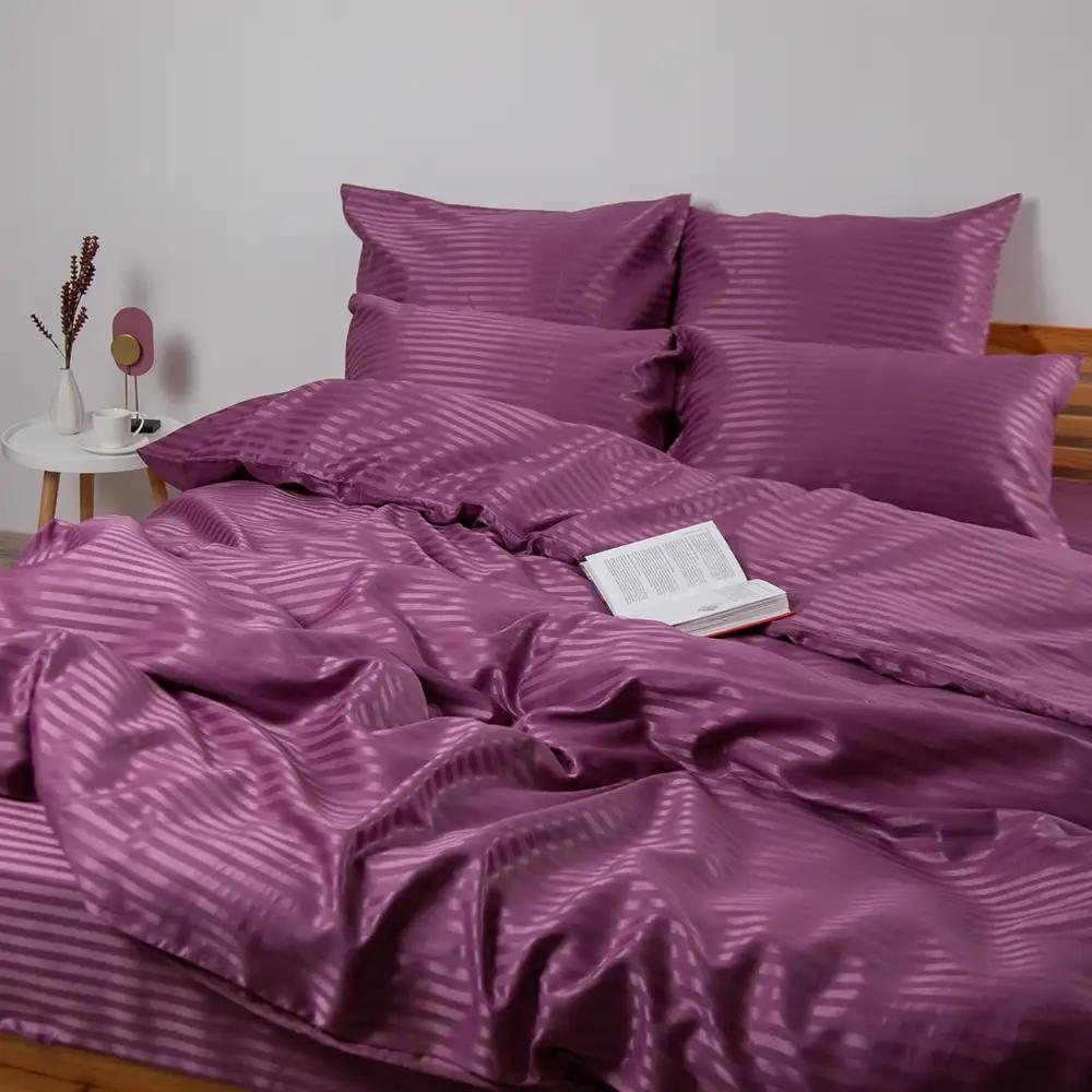 Постельное белье ТЕП "СТРАЙП САТИН" Sorbet, евро - Фото 2