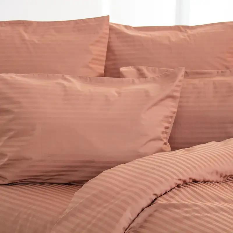 Постельное белье ТЕП "СТРАЙП САТИН" Macchiato, евро - Фото 4