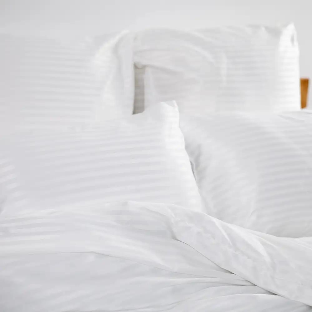 Постельное белье ТЕП "СТРАЙП САТИН" Pure, евро - Фото 6