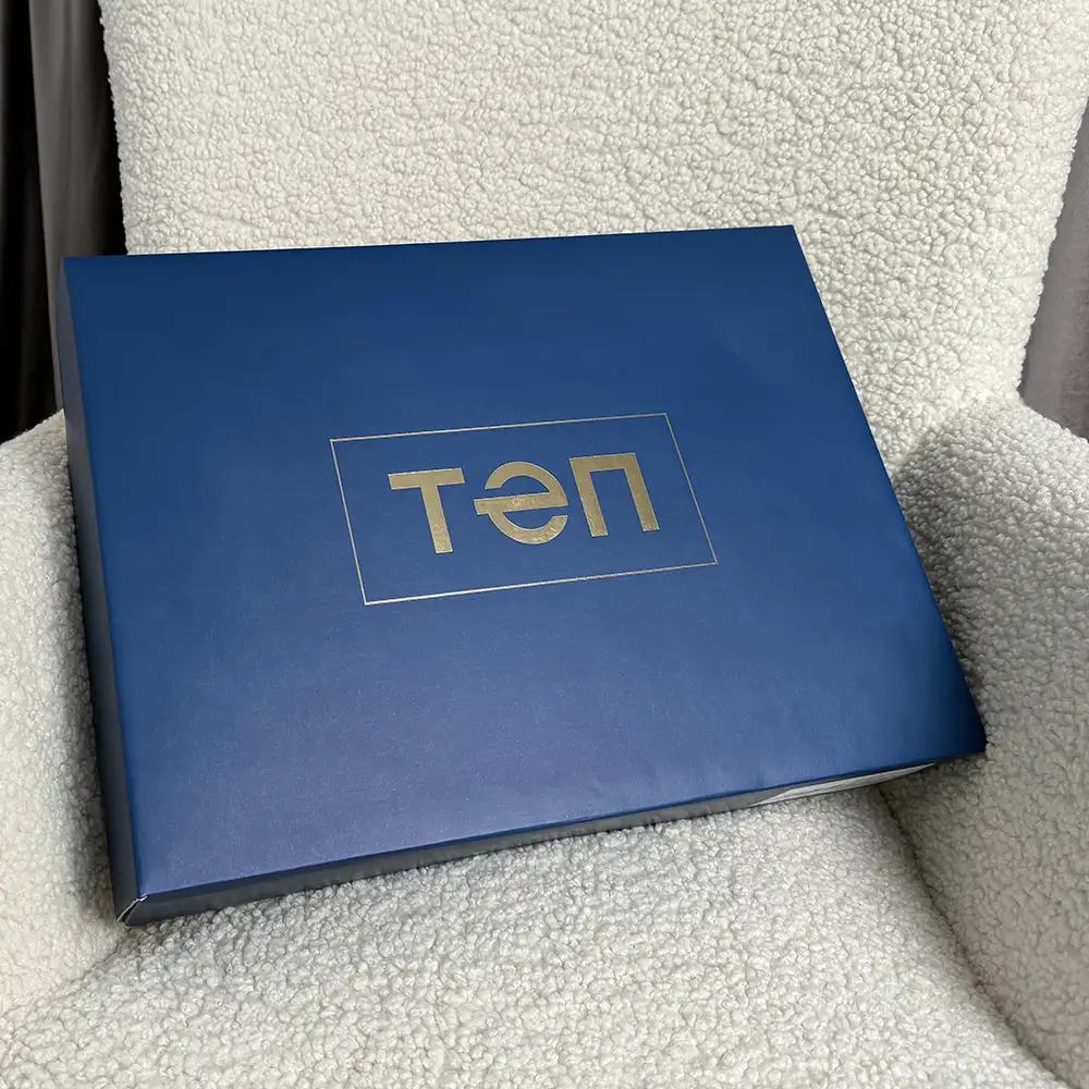 Постельное белье ТЕП "СТРАЙП САТИН" Pure, евро - Фото 9