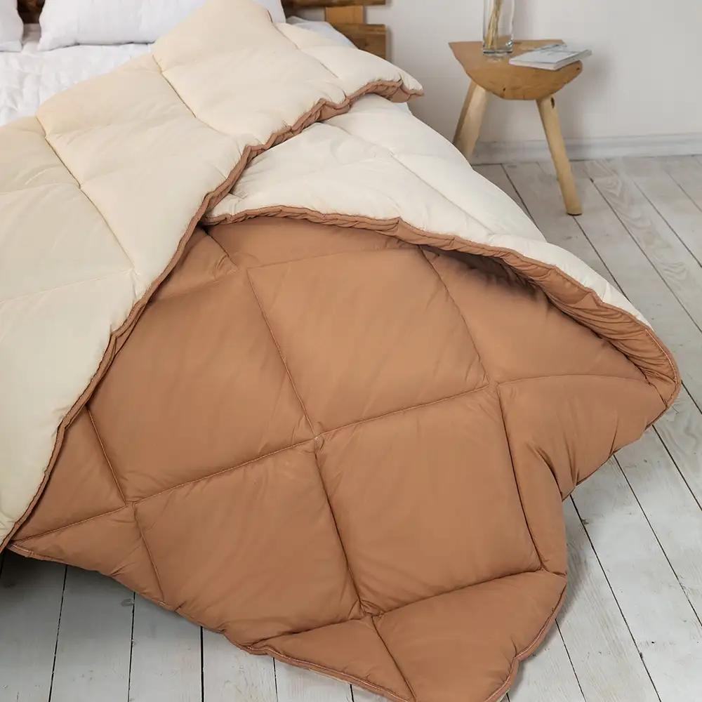 Quilt FRIENDLY "ALASKA" Beige combined, 200x220 - Photo 2