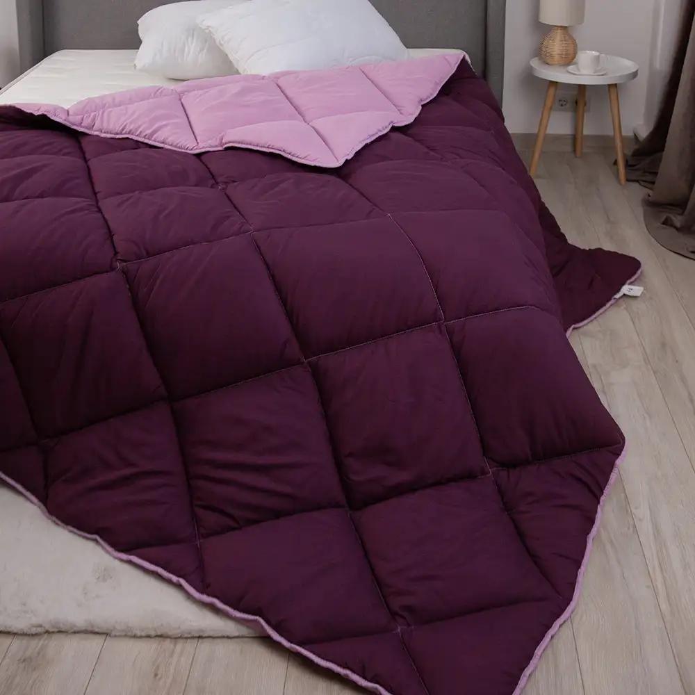 Quilt FRIENDLY "ALASKA" Burgundy combined, 200x220 - Photo 2