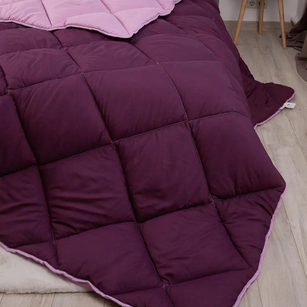 Quilt FRIENDLY "ALASKA" Burgundy combined, 200x220 - Photo 3