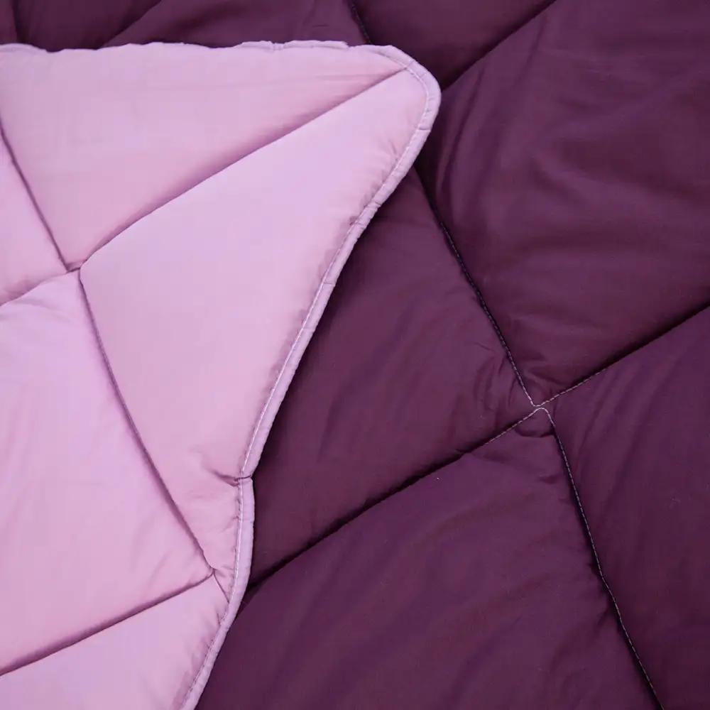 Quilt FRIENDLY "ALASKA" Burgundy combined, 200x220 - Photo 5