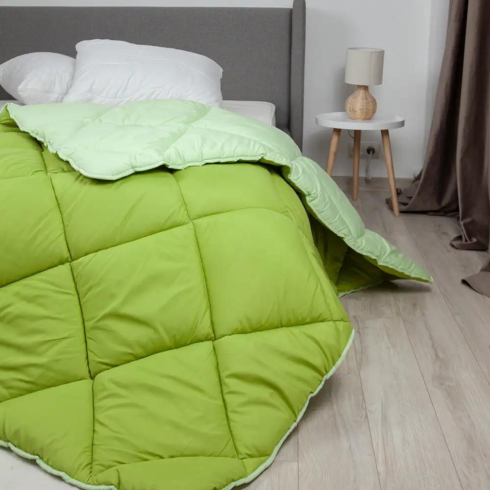 Ковдра FRIENDLY "ALASKA" Оливкова комбінована, 180x205 - Фото 2