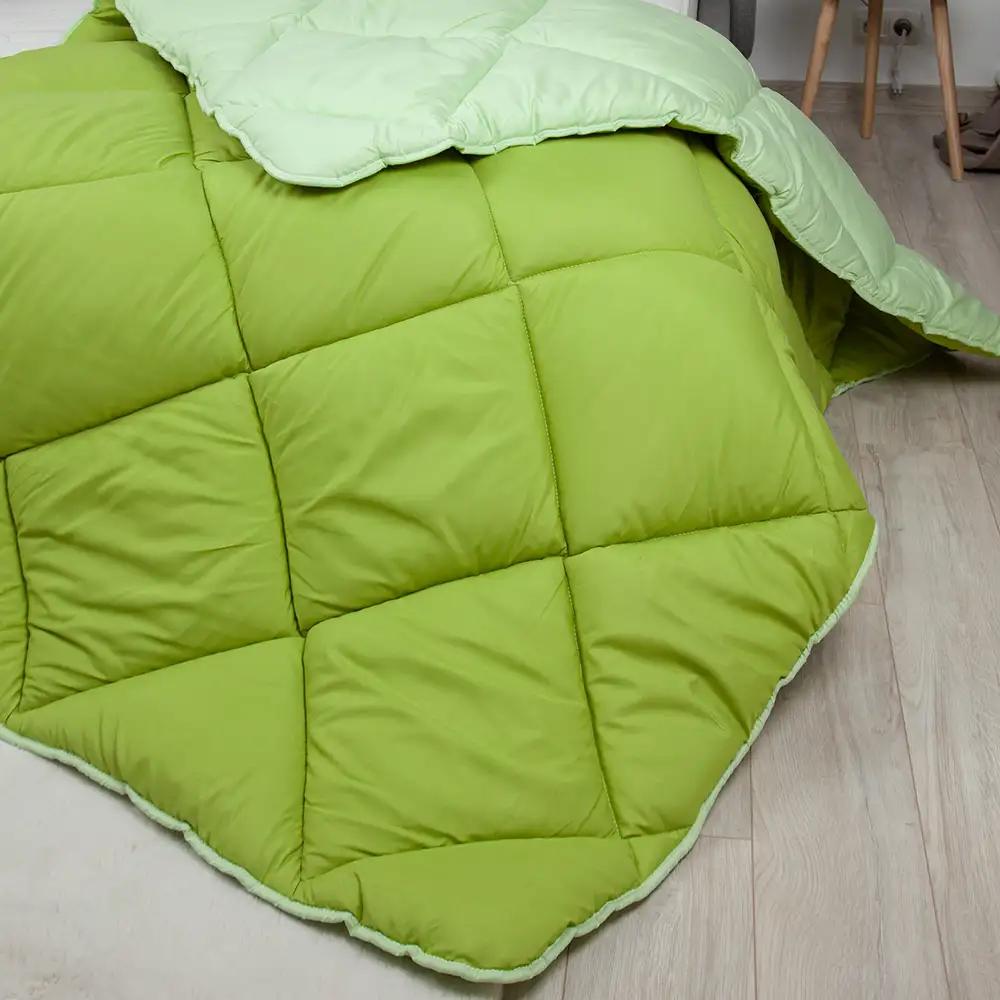 Ковдра FRIENDLY "ALASKA" Оливкова комбінована, 180x205 - Фото 3