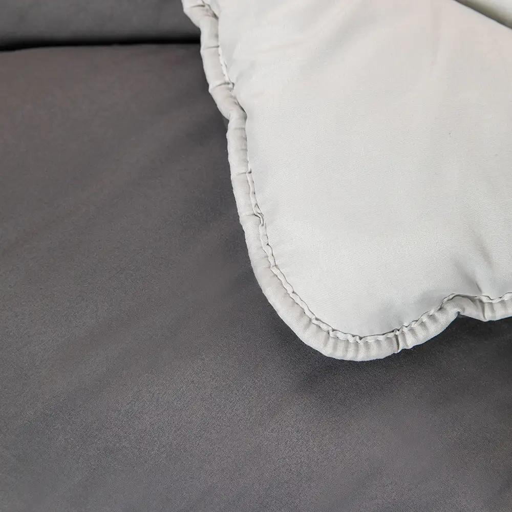 Одеяло FRIENDLY "ALASKA" Серое комбинированное, 150x205 - Фото 5