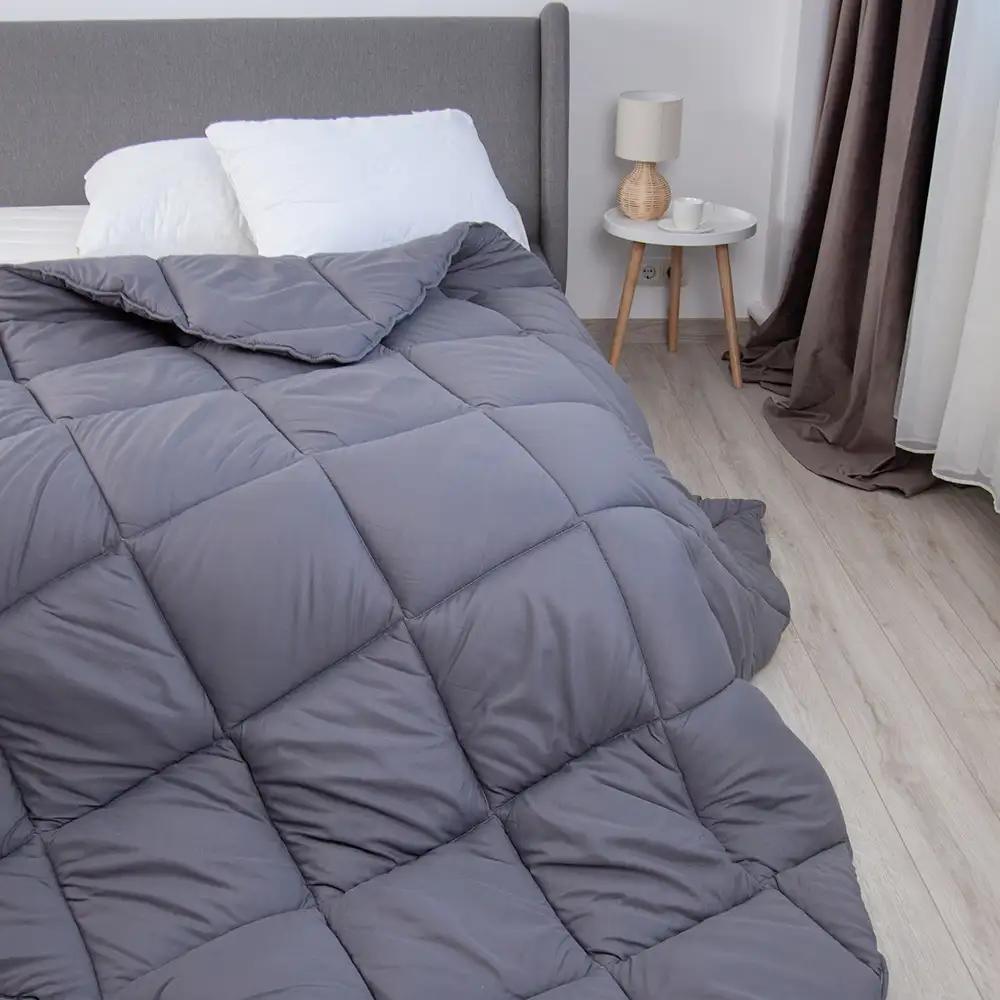 Одеяло FRIENDLY "ALASKA" Серое, 200x220 - Фото 2