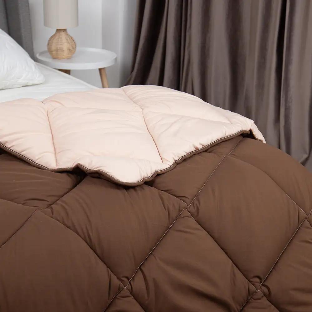 Blanket FRIENDLY "ALASKA" blanket Brown combination, 200x220 - Photo 4