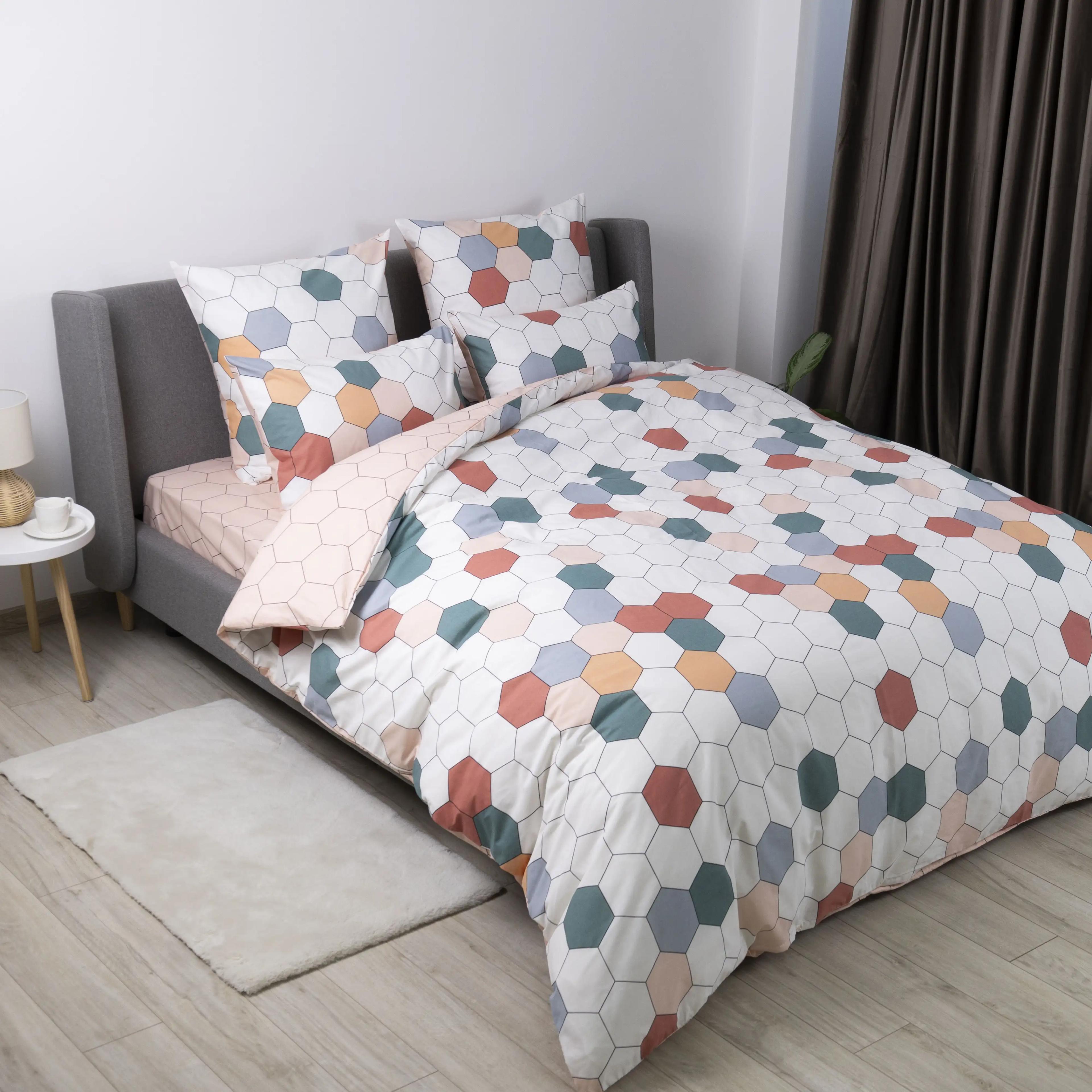 Постельное белье ТЕП "Happy Sleep" Красочные соты, 50x70, полуторное - Фото 3