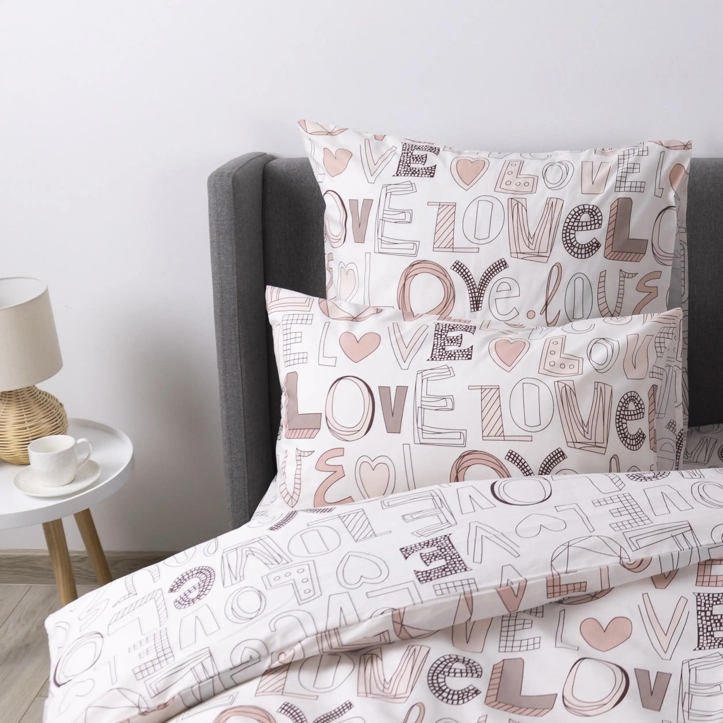 Постельное белье ТЕП "Happy Sleep" Заметки любви, 50x70, двуспальное - Фото 5