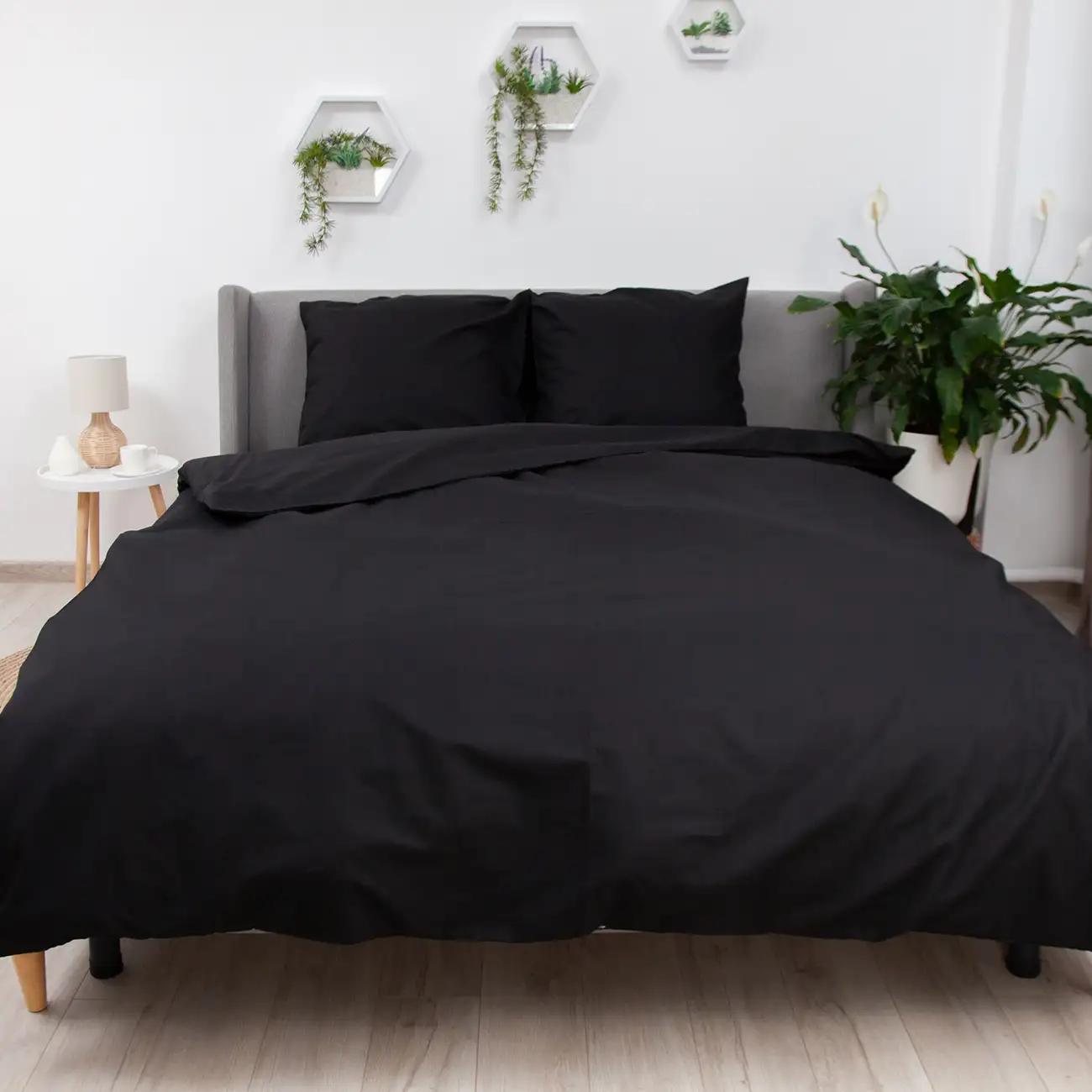 Постельное белье "ТЕП" Phantom Black, 70x70, евро - Фото 2