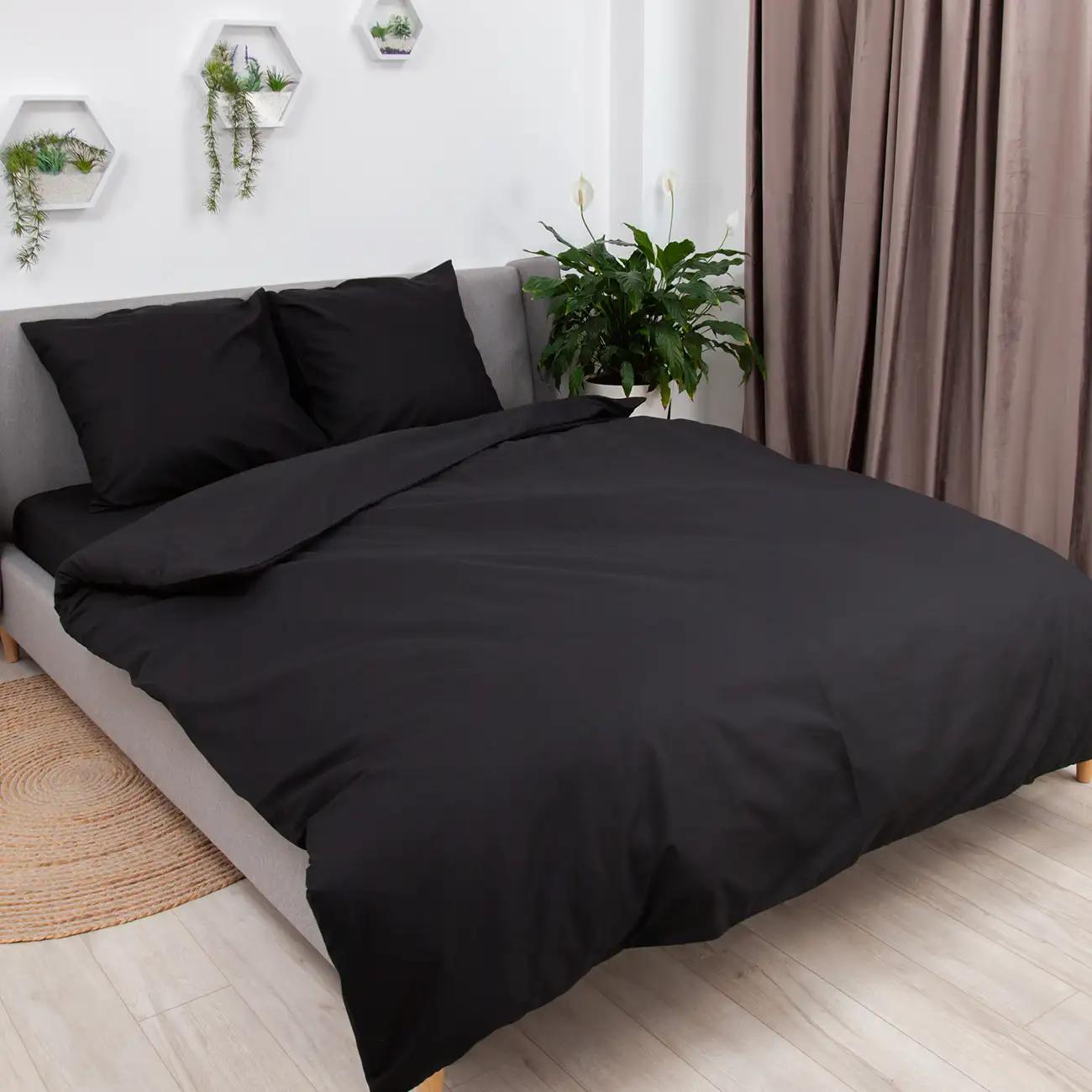 Постельное белье "ТЕП" Phantom Black, 70x70, евро - Фото 3