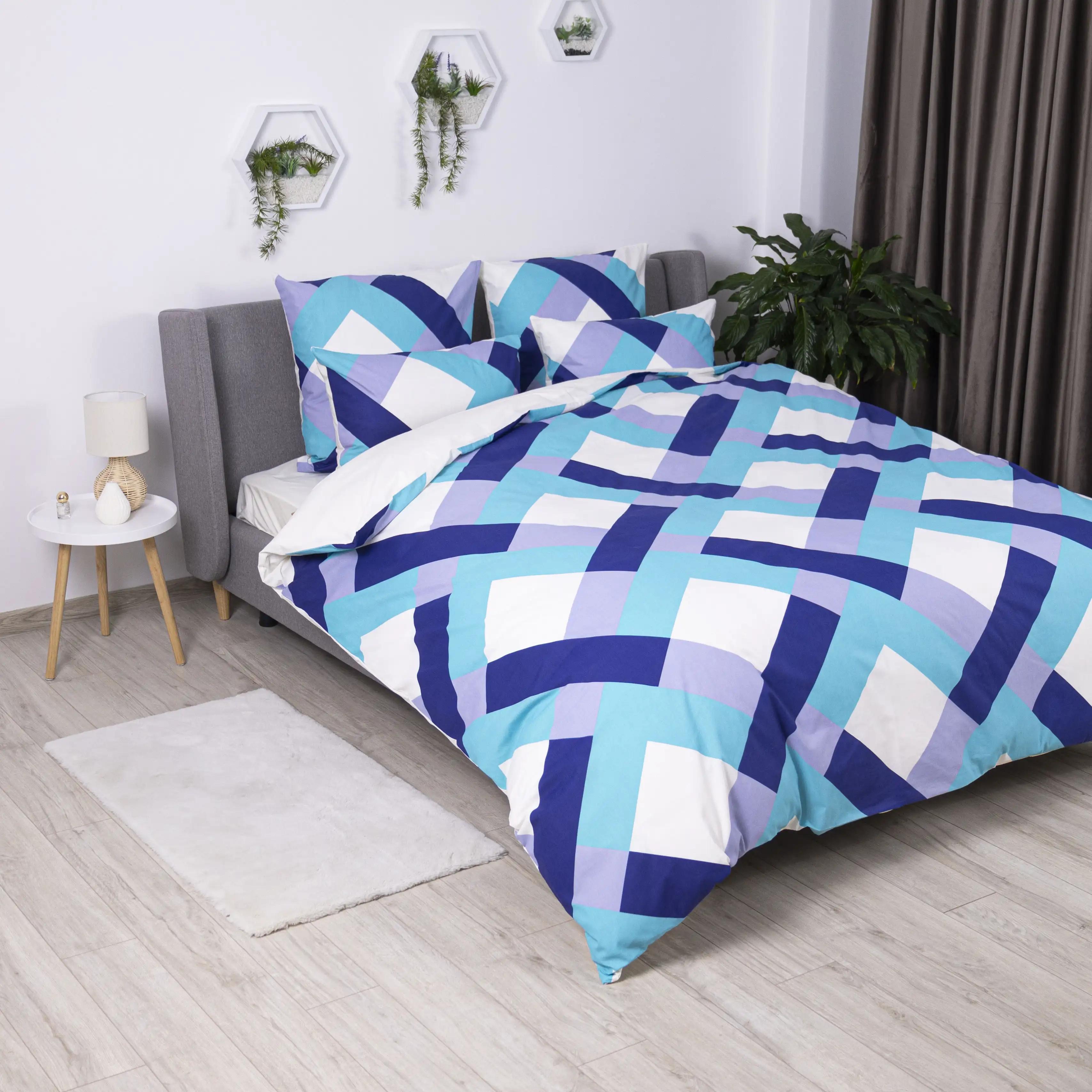 Постельное белье ТЕП "Soft dreams" Волны Гармонии, 70x70, евро - Фото 3