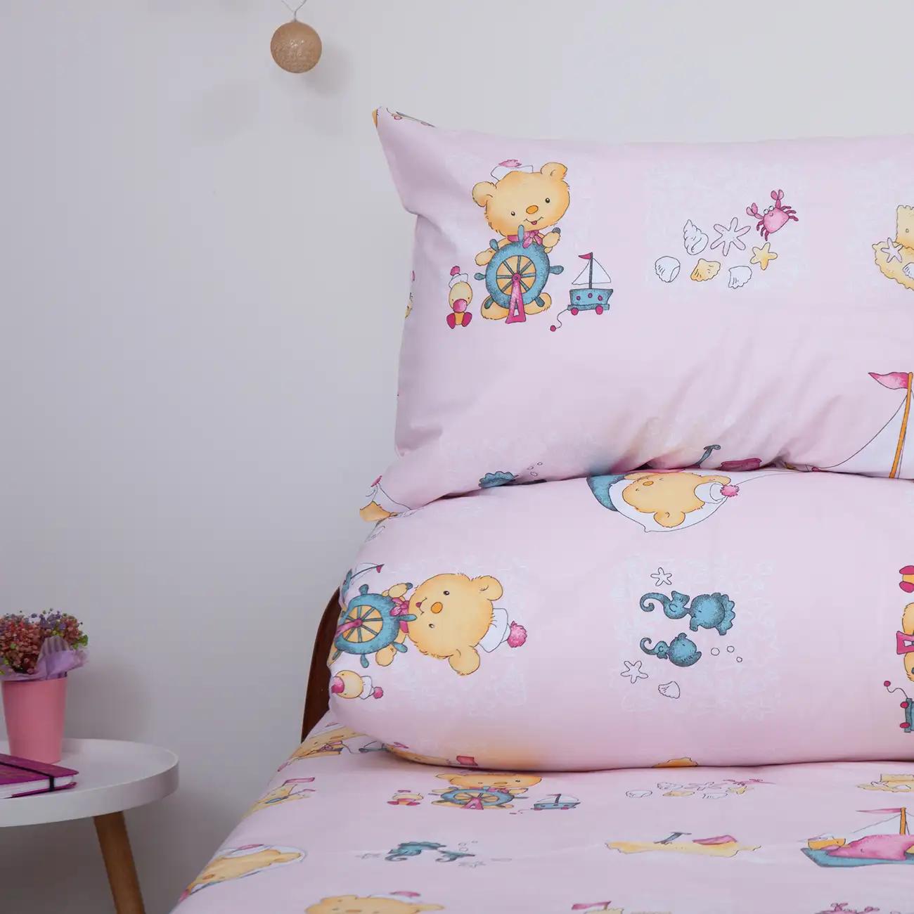 Постільна білизна ТЕП "Soft dreams" Рожевий морячок, 50x70, підліткова - Фото 2