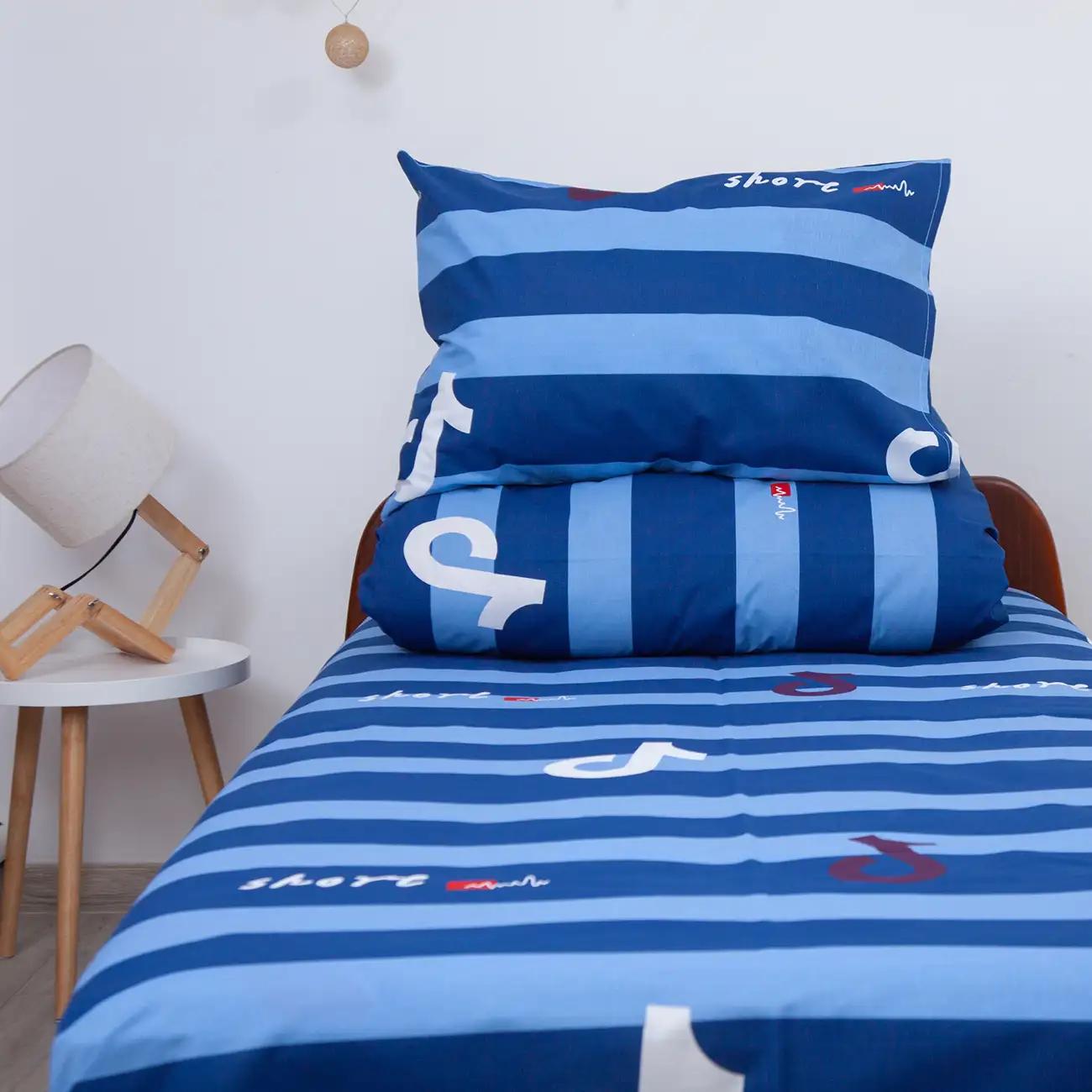 Постельное белье ТЕП "Soft dreams" Тренди (синий), 50x70, подростковая - Фото 6