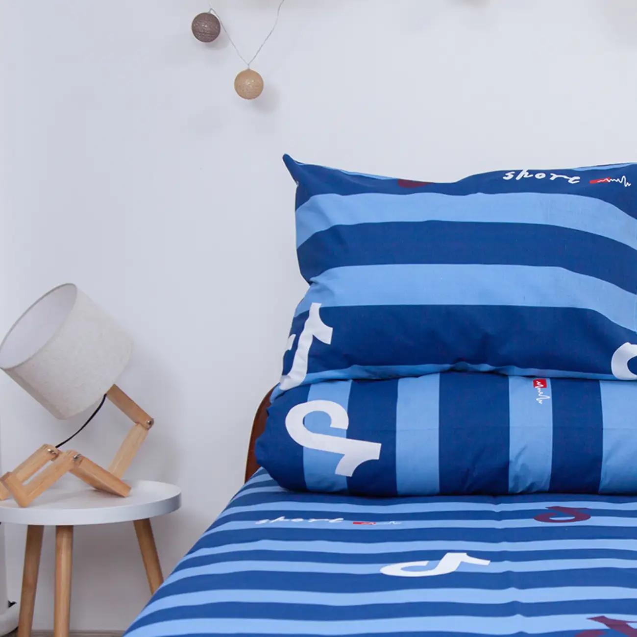 Постельное белье ТЕП "Soft dreams" Тренди (синий), 50x70, подростковая - Фото 2