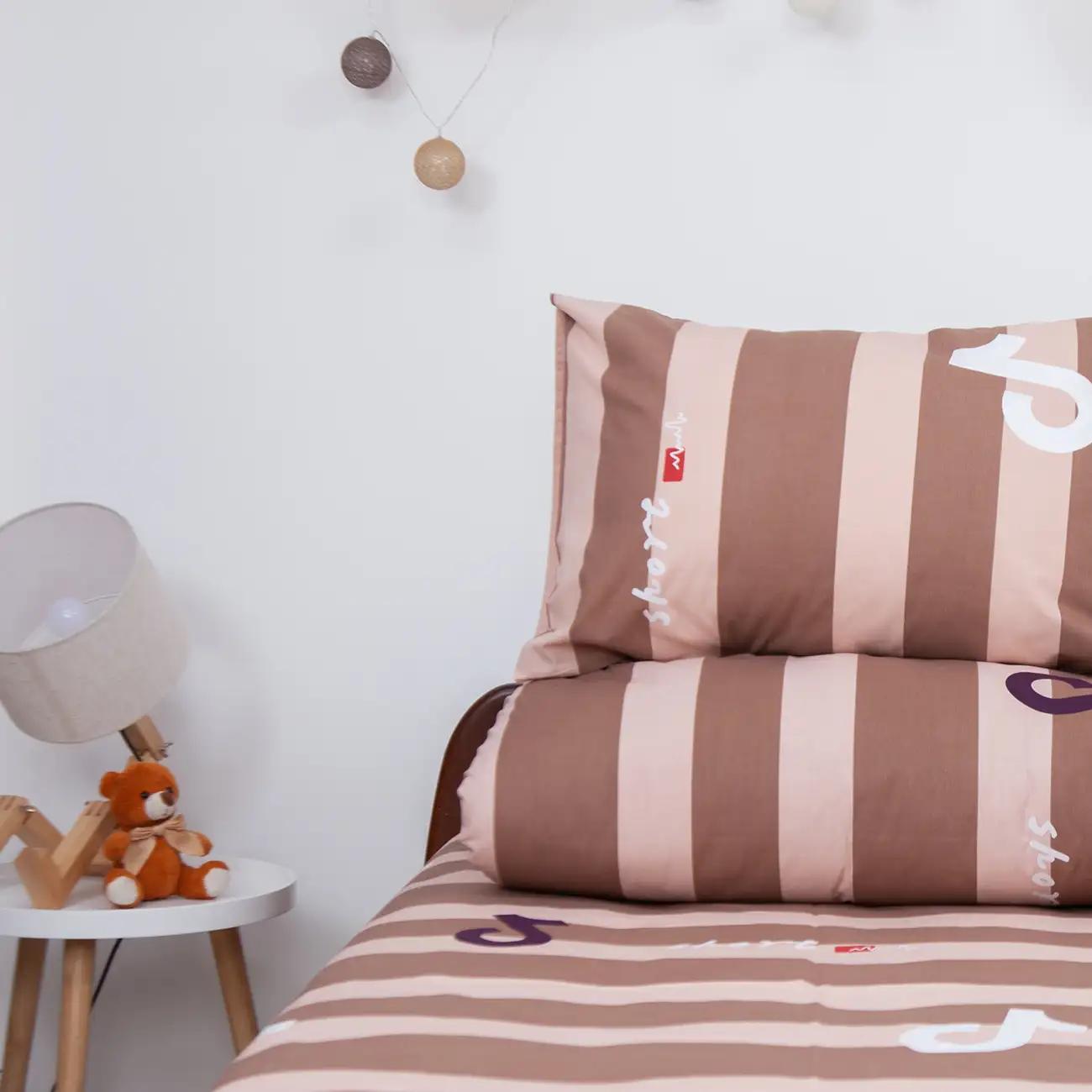 Постельное белье ТЕП "Soft dreams" Тренди (коричневый), 50x70, подростковая - Фото 2