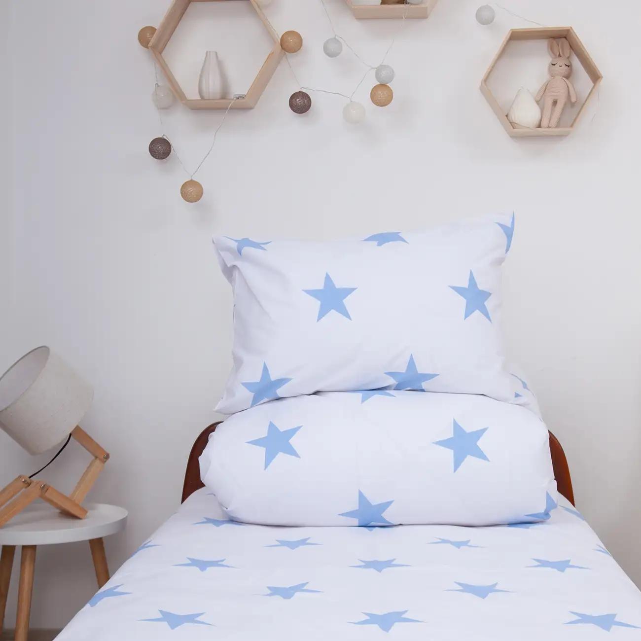 Постільна білизна ТЕП "Soft dreams" Зірки (блакитний), 50x70, підліткова - Фото 6