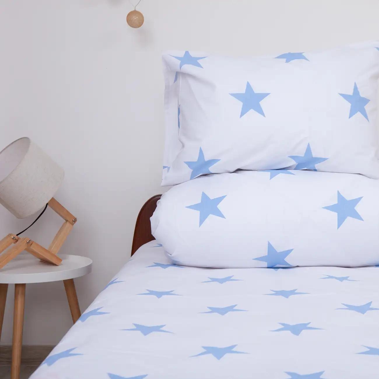 Постільна білизна ТЕП "Soft dreams" Зірки (блакитний), 50x70, підліткова - Фото 2