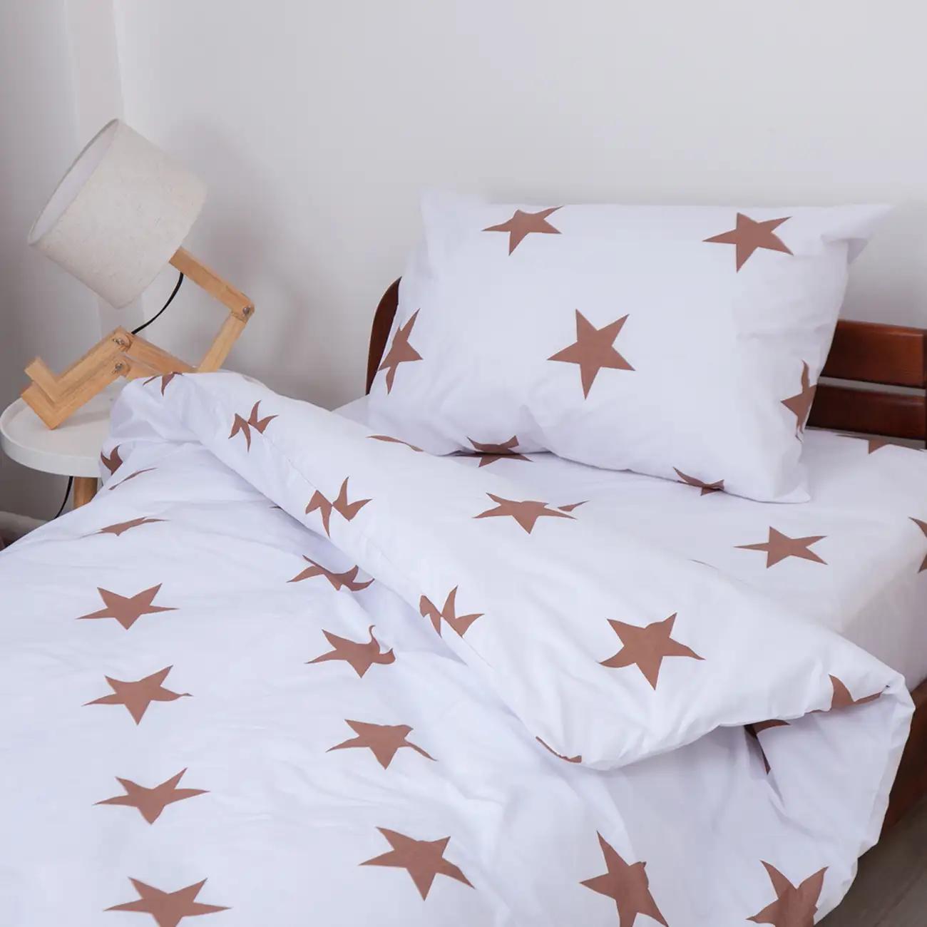 Постільна білизна ТЕП "Soft dreams" Зірки (какао), 50x70, підліткова - Фото 5