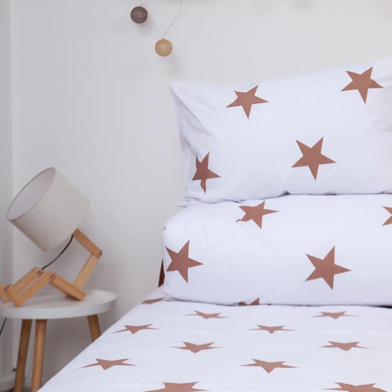 Постільна білизна ТЕП "Soft dreams" Зірки (какао), 50x70, підліткова - Фото 2