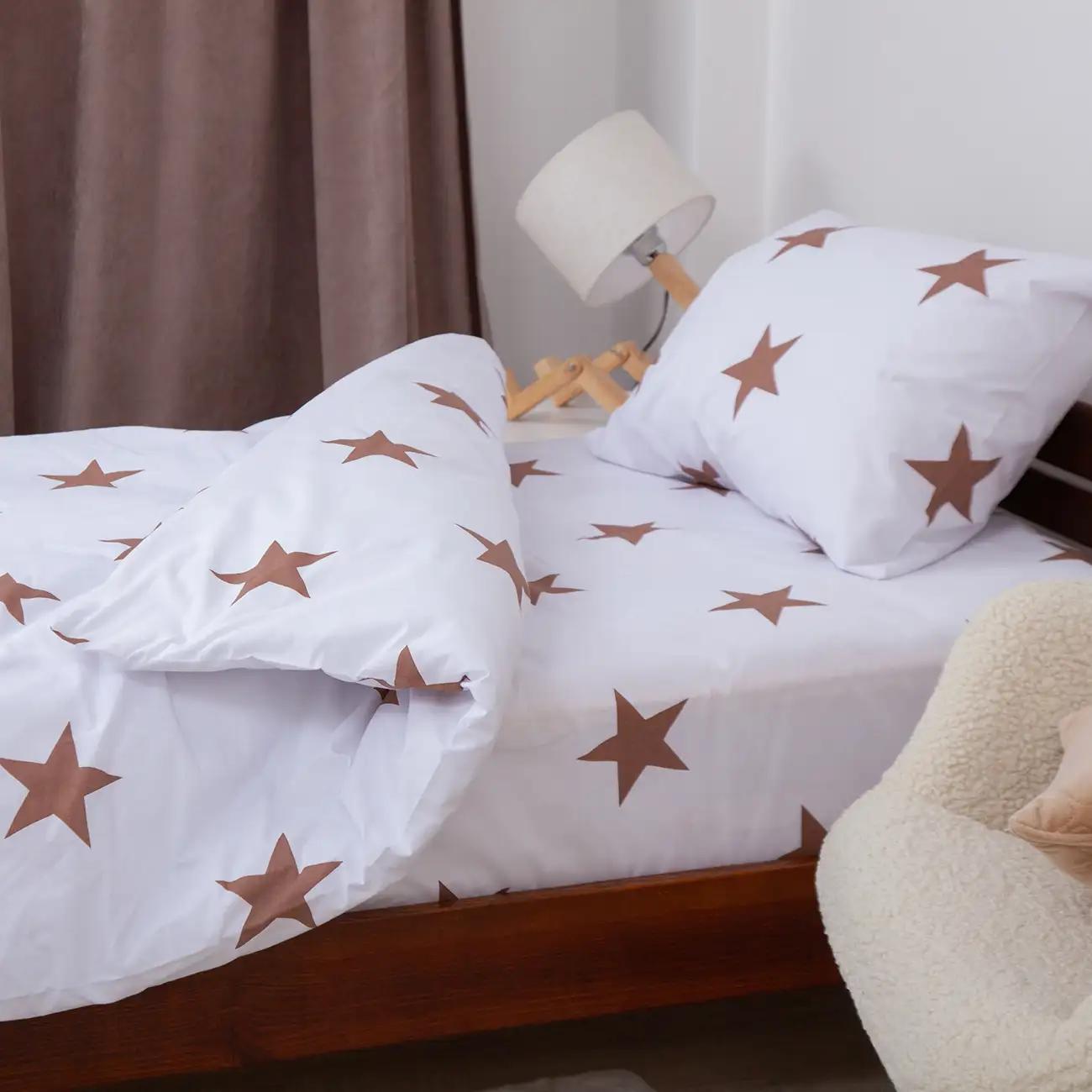 Постільна білизна ТЕП "Soft dreams" Зірки (какао), 50x70, підліткова - Фото 7