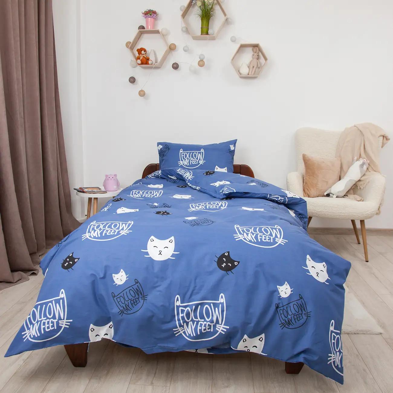 Bedding Set TEP "Soft dreams" Koshenyatka (Blue), 50x70, teenage - Photo 3