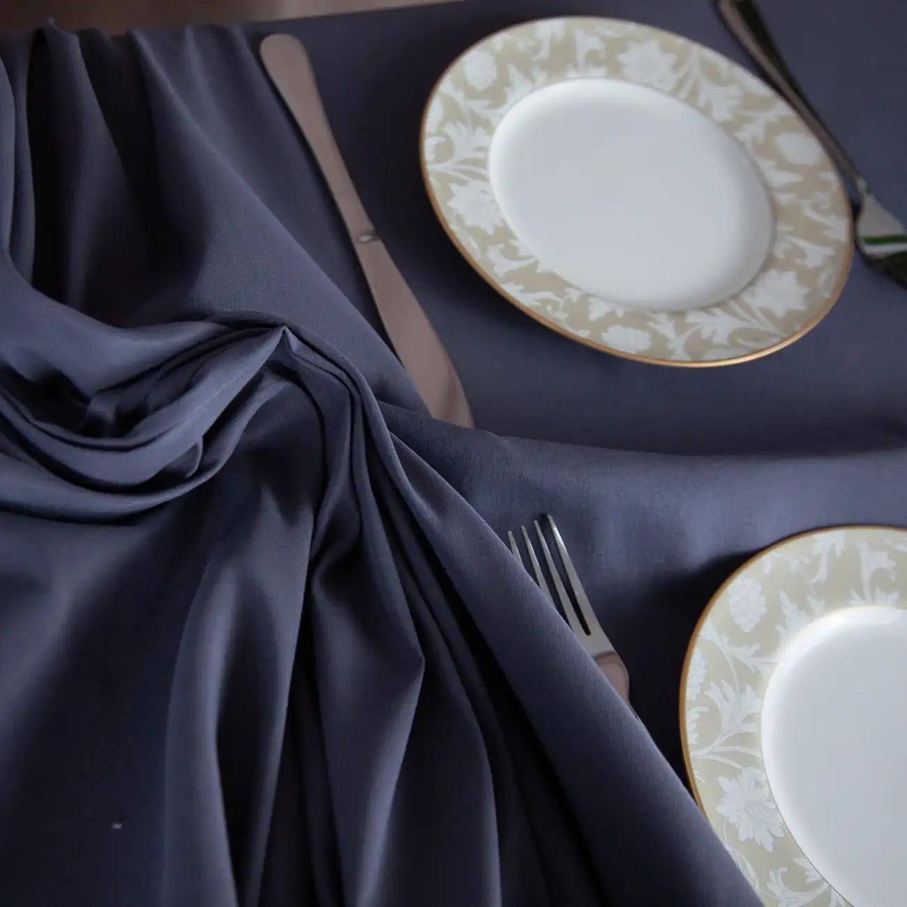 Tablecloth "Aquastop" water repellent Dark Gray, 140x180 - Photo 4