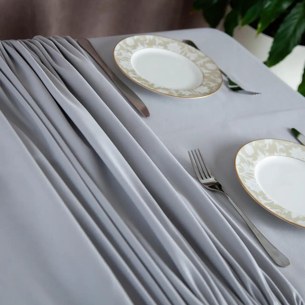 Скатерть "Aquastop" водоотталкивающая Light Gray, 120x150 - Фото 4