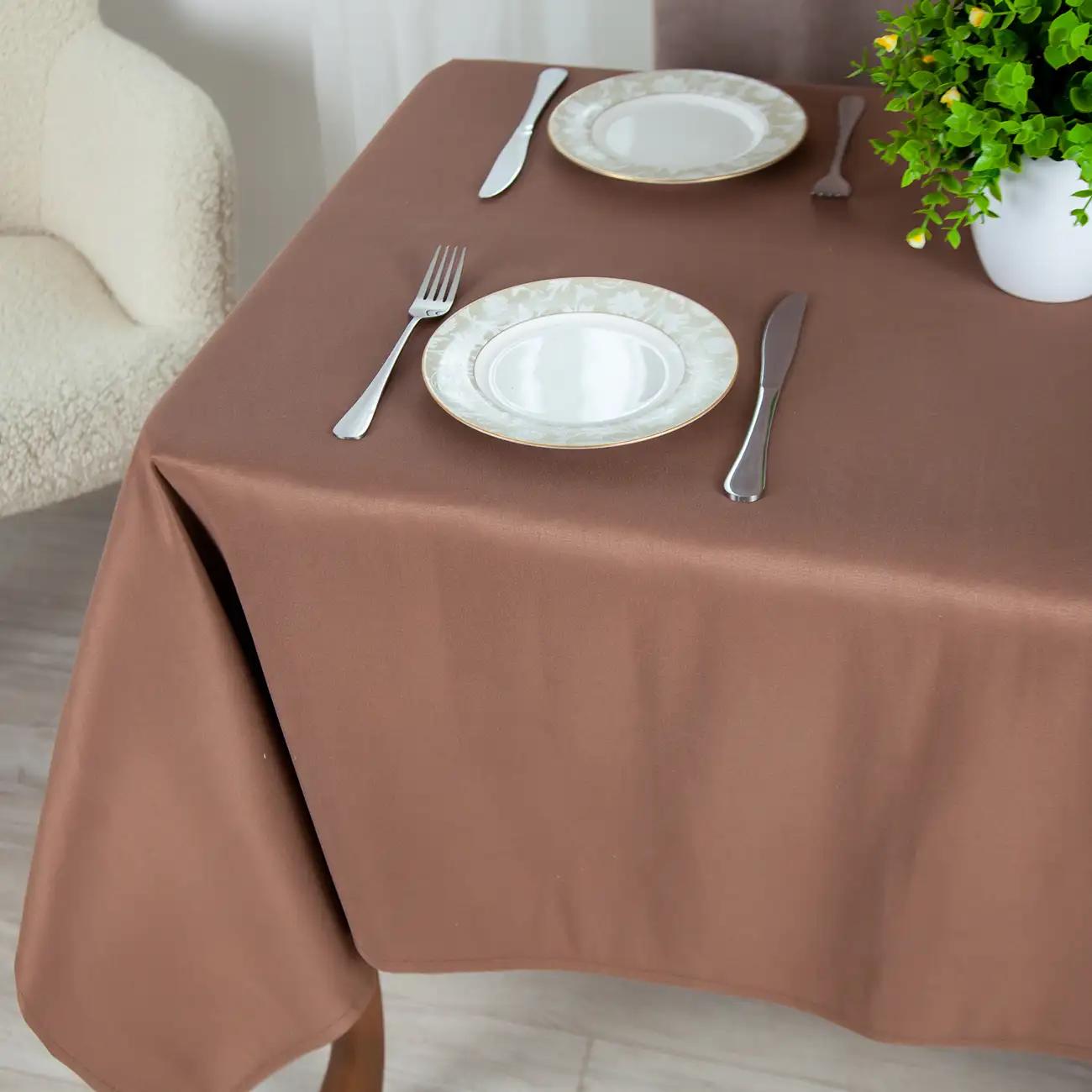 Tablecloth "Aquastop" water repellent Brownie, 140x180 - Photo 2