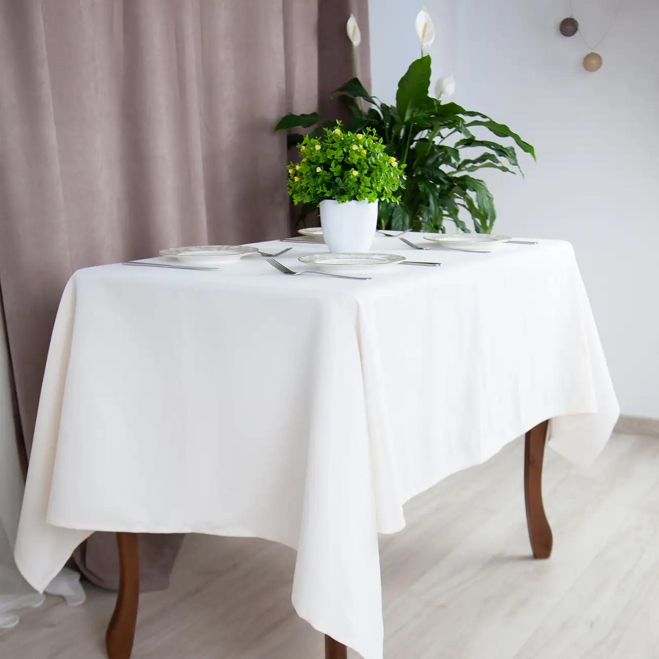 Tablecloth "Aquastop" water repellent Snowy, 140x180 - Photo 3