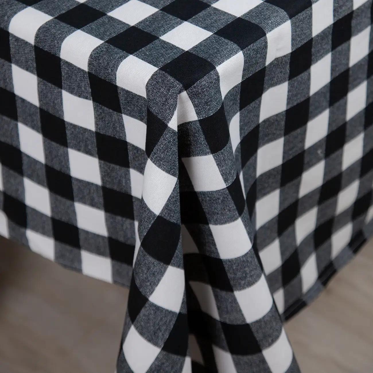 Скатертина "Panama" водовідштовхуюча Black Сheck