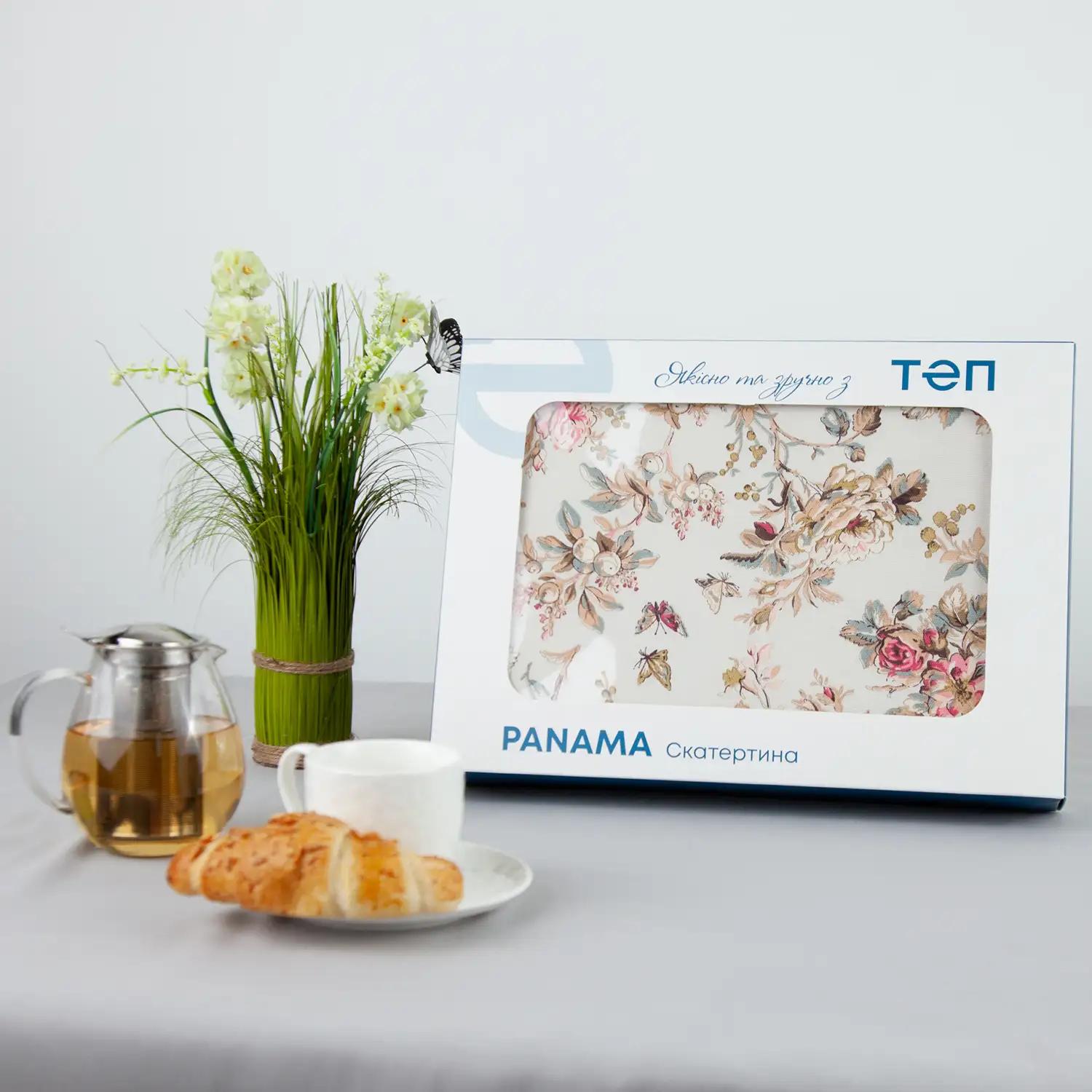 Скатерть "Panama" водоотталкивающая Festive Bouquet, 180x220 - Фото 2