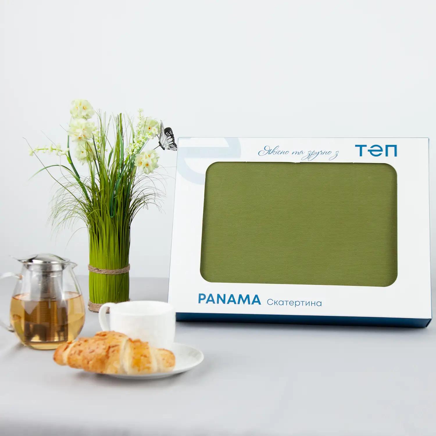 Скатерть "Panama" водоотталкивающая Khaki, 180x220 - Фото 2